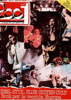CIAO 2001 1978 Nummer 20 21 MAI 1973 TUBES STYX BLUE OYSTER CULT