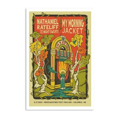Morning Merriweather Post Pavilion Columbia MD September 27 2024 Tour Poster