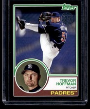 TREVOR HOFFMAN 2018 TOPPS UPDATE 1983 VARIATION BLACK 296/299 SAN DIEGO PADRES