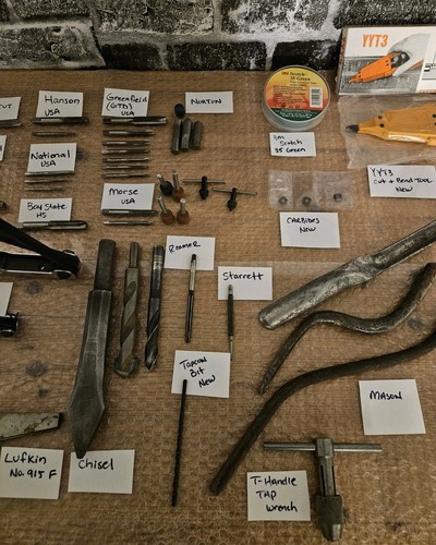 Machinist mixed lot Of Tools Starrett, Greenfield GTD, Morse quality Tooling Lot - Picture 16 of 19