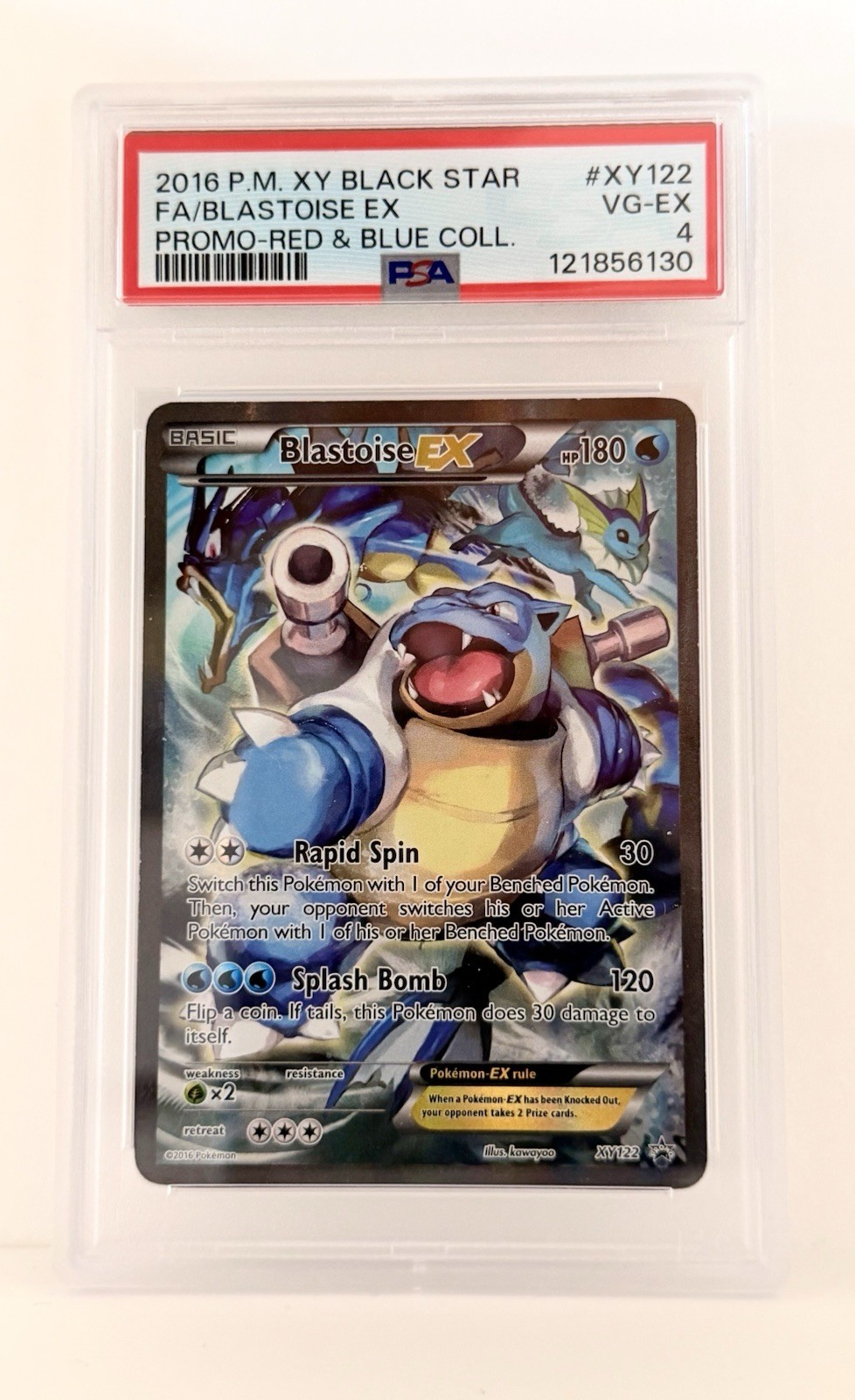 The Pokémon Company Blastoise EX XY122 2016 XY Promo Holo Full Art