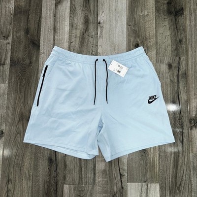 Nike Sportswear Tech Essentials Men's Fleece Shorts Light Blue - 3XL XXXL (New)