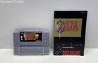 Nintendo SNES - Zelda Link to the Past - Player's Choice + Manual - Tested