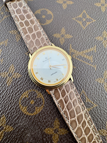 Blancpain Villeret Automatic Yellow Gold Case Caliber 9513 Swiss Made