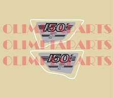 MALANCA 150 GT E2C ADESIVI FIANCHETTI STICKERS SIDE PANELS