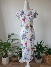 Floral print bodycon midi dress Size S/M