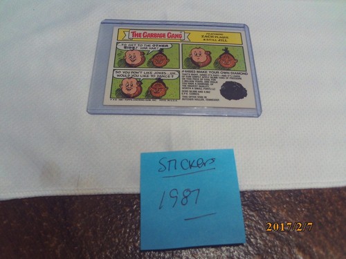 (6) Used 1987 Topps Garbage Pail Kids Stickers Lot (see pictures) - Picture 3 of 7