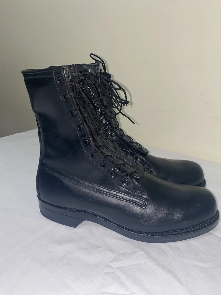Botas de combate militares Wolverine 1991 vintage a prueba de aceite suelas Goodyear para hombre 8D Foto 2 de 4