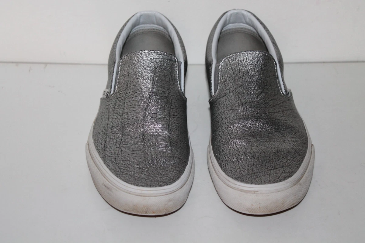 VANS Veronica Slip On Casual Sneakers 721278 Silver LEA