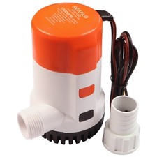 Seaflo  12 Volt Electric Submersible Bilge Pump /   1500 GPH Non-Return Valve