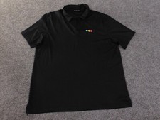 travis mathew polo XXL Black stretch mens classic golf performance striped