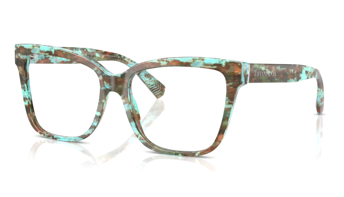 New Tiffany & Co. Reading Glasses TF 2260 8422 55-16 Havana Blue