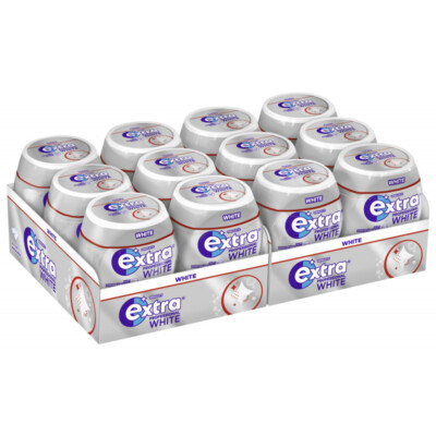 Multipack: 12x Wrigley's EXTRA  White Dose á 50 Dragees
