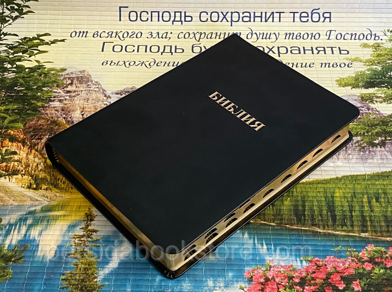 Russian Bible Index Leather Medium Size Русская Библия Индексы