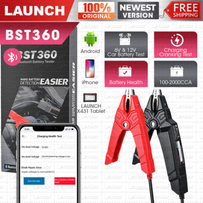 Launch BST360 Bluetooth Batterietester 6/12V Batterieprüfer für X431 OBD Scanner