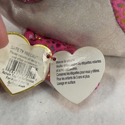 TY Beanie Boos Sparkles Pink Shimmer Dolphin 13 “ Plush Nov 29