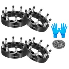 4 Pcs 1.5 8x6.5 To 8x180 8 Lug Wheel Spacers Adapter For Chevy Gmc Savana 2500