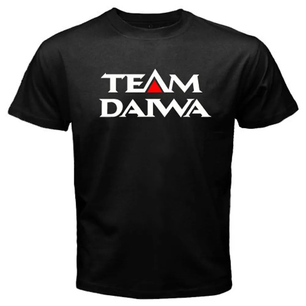 TEAM DAIWA Logo Pro Fishing Winner Men's Black T-Shirt Size S-5XL