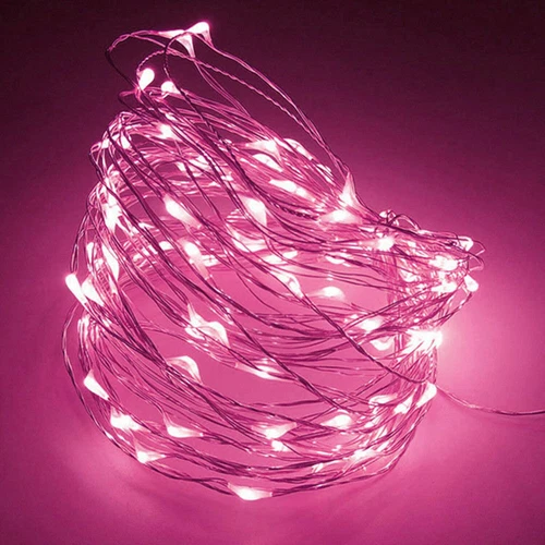 Catena Luminosa LED 50/100/200 Batteria Micro Filo Esterno Interno Illuminazione Xmas - Foto 59 di 88
