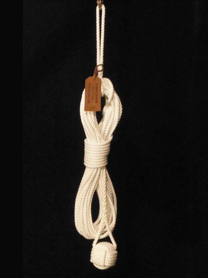 60-ft Heaving line w/ Monkeys Fist Knot | eBay