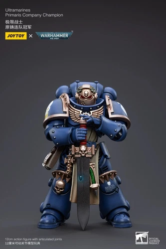 1/18 JOYTOY Ultramarines Primaris Company Champion Limited ABS PVC Action Figure