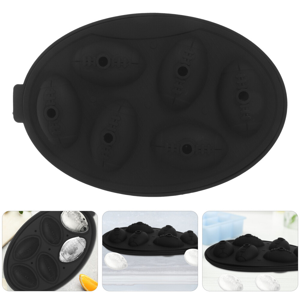 Flexible Soccer Ice Cube Tray 3D Silicone Candy Mold Ice Cube Maker eBay