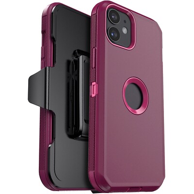 For iPhone 12/Pro/12 Pro Max 3in1 Phone Layers Case Shockproof Cover / Belt Clip