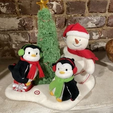 Hallmark 2006 Jingle Pals Very Merry Trio Singing Snowman Sound/Motion Tested
