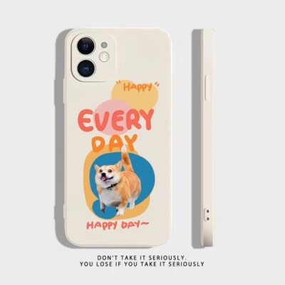 For iPhone 14 Pro Max Cute CORGI Phone Case Cover