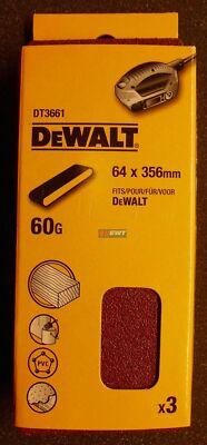 DEWALT Schleifbänder DT3355 - 3 Stück, 240er Körnung, 45x715 Mm Für Metall & Holz