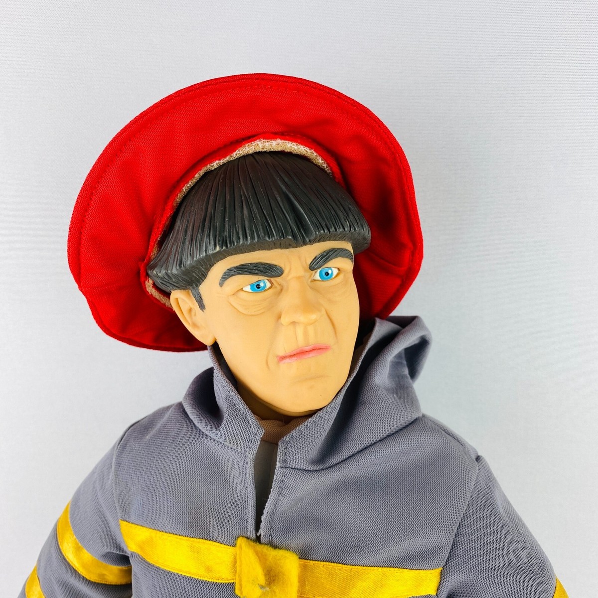 Three Stooges Moe Howard Character Plush Figure FiremanTv Series
