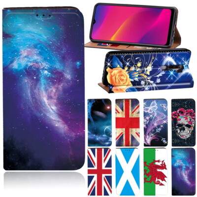 Lederständer stoßfeste Handyhülle für OPPO A5 A16 A53S A54S A55/Find X3 X5