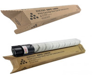 2 Pack Genuine Black Toner Cartridges for Ricoh Aficio MP C300, C400, C401,