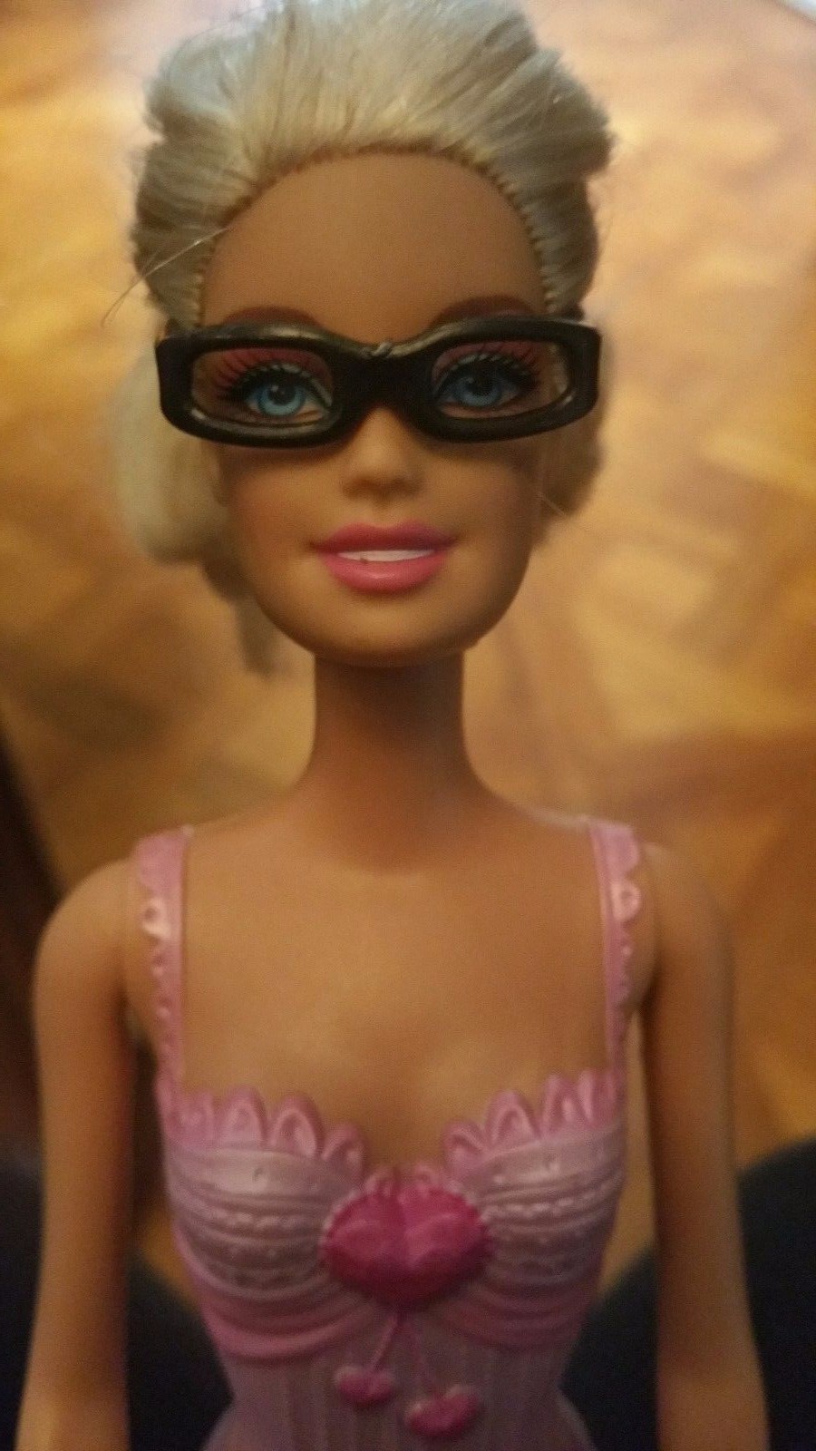 CG Stylish Black Barbie Eye Glasses Ken Doll House Dollhouse Miniature 1/6 scale