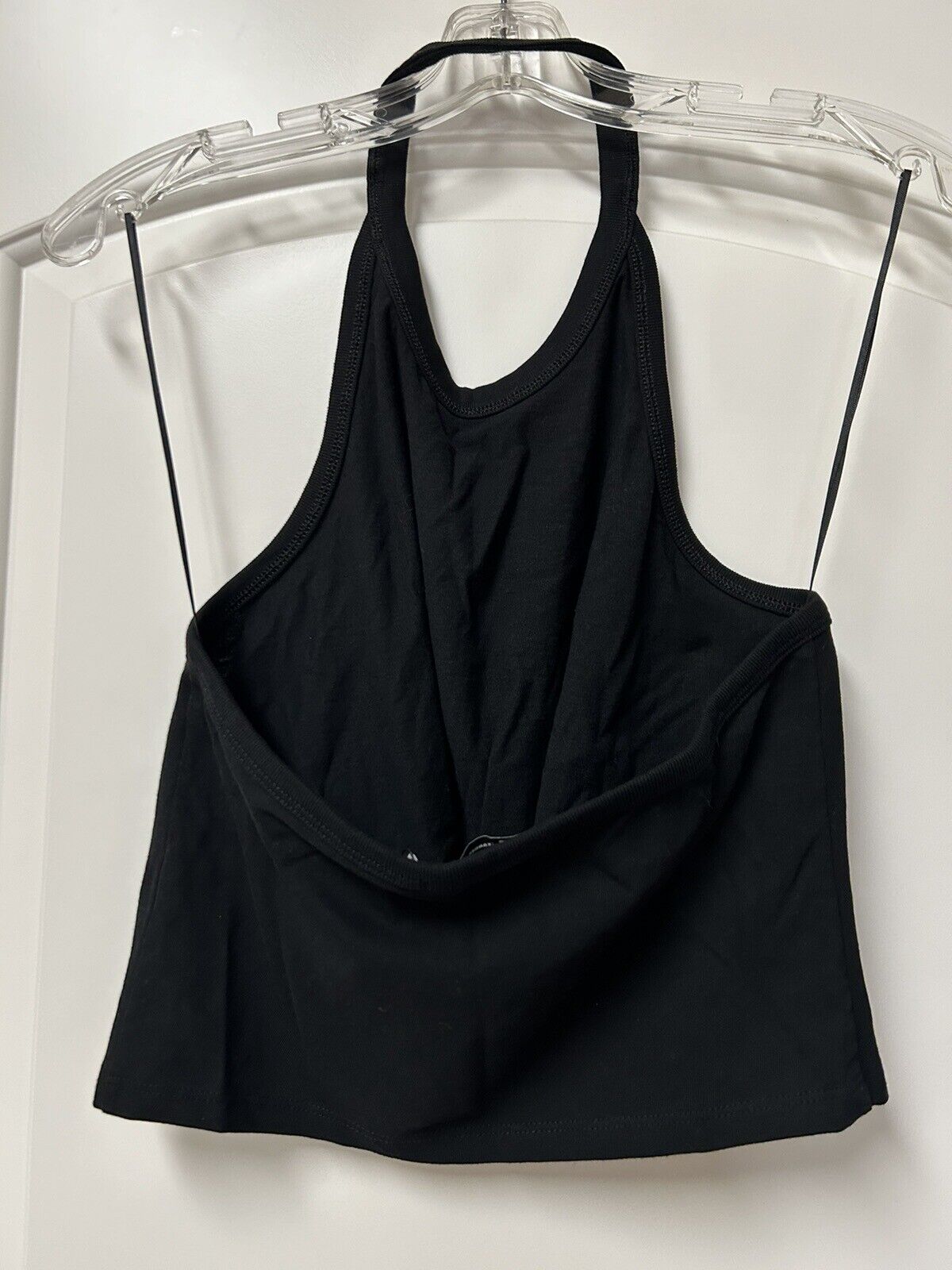 T Alexander Wang Twisted Front Halter Top Black M… - image 4