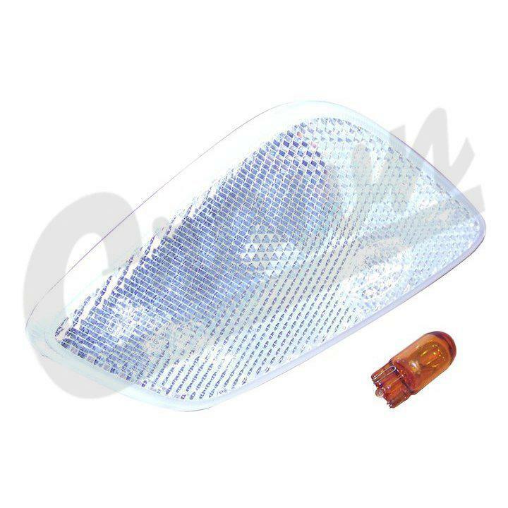 Répétiteur latéral aile gauche transparent feu de position pour voiture