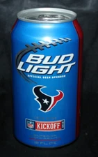 Missouri 12oz - Anheuser-Busch - BUD LIGHT 2012 NFL Houston Texans 663355 Crown