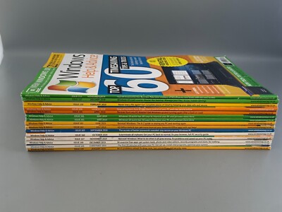 Windows Help & Advice Magazine Lot 15 Issues 2018-2020 PC Repair Tutorials