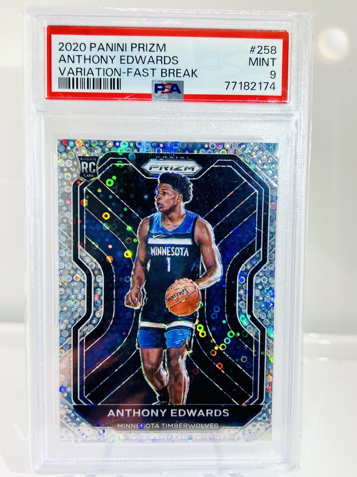 Anthony Edwards Prizm RC PSA 9