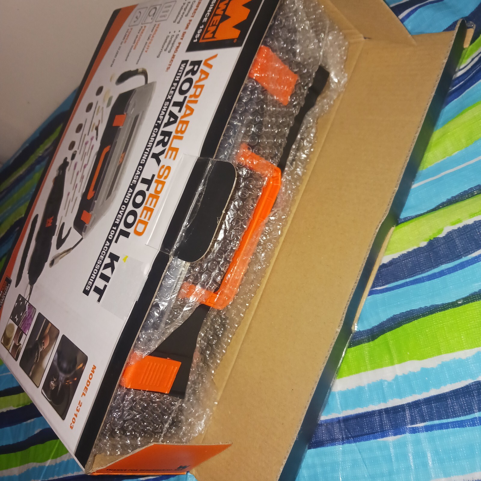 Wen Variable Speed Rotary Tool Kit Model 23103; New Open Box Dremmel eBay