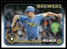 Hoby Milner 2024 Topps Update #US87 Milwaukee Brewers