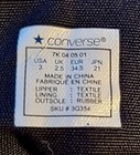 CHUCK TAYLOR BLACK WITH FLAMES HIGH TOP SNEAKERS BOYS 3 US MADE BY CONVERSE — photo 8