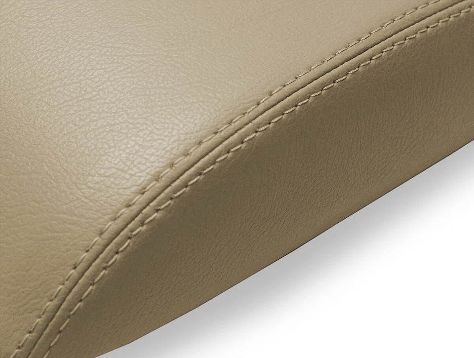 Se adapta a Buick LaCrosse 2005-2009 PVC Cuero Consola Tapa Cubo Asiento Cubierta Beige Foto 3 de 4