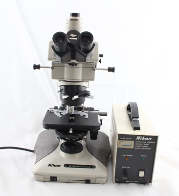 Nikon Optiphot 2 Microscope DIC Fluorescence Phase Contrast 4x 10x 20x 40x 100x