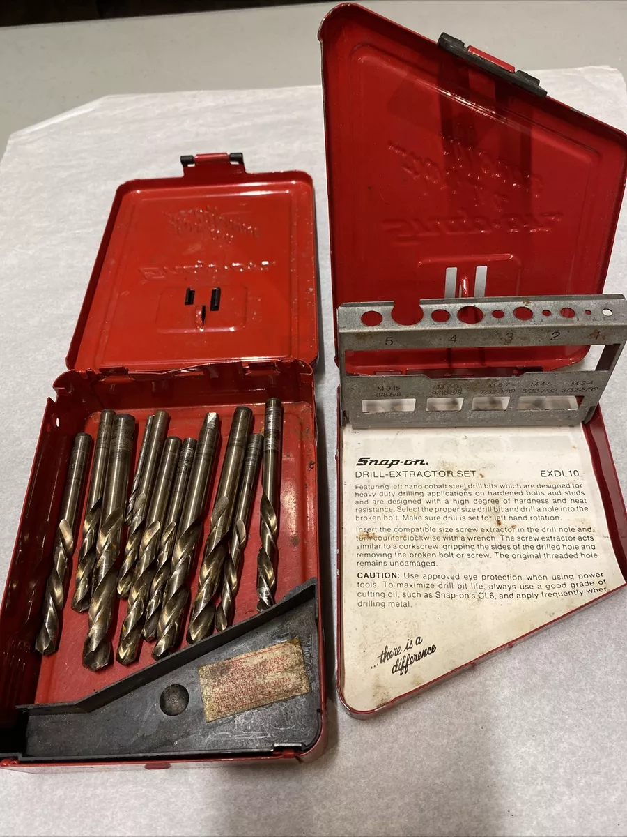 Snap on drill bit set outlet
