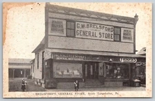 Postcard Brelsford General Store South Langhorne Pa. *6533