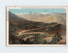 Postcard Upper Hairpins and Windy Point on the Lariat Trail Lookout Mountain CO