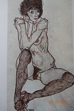 Egon Schiele Lithographie 50x35 cm