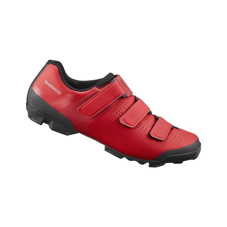 Mtb Shoes XC1 SH-XC100 Red Size 38 SHIMANO cycling shoes Zapewnienie jakości, Nowość