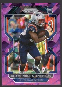 2021 Panini Prizm RHAMONDRE STEVENSON Purple Ice /225 SP Rookie RC #367